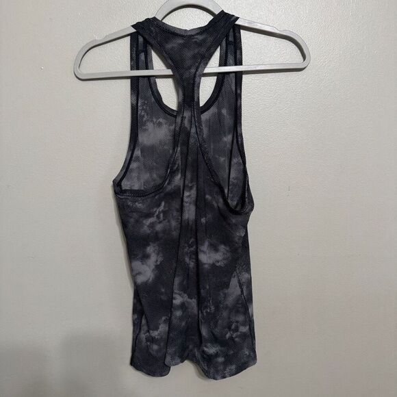 Athleta black gray racer back lightweight tank size medium - Picture 2 of 5